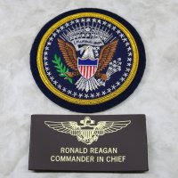 アメリカ合衆国大統領エンブレム　《ネームタグ（REAGAN 海軍ウイング）付》