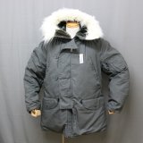 画像: 【軍放出品】N-3B フライトジャケット　PAKA, EXTREME COLD WEATHER TYPE N-3B 未使用（訳あり）　サイズ：MEDIUM　〈軍放出品〉